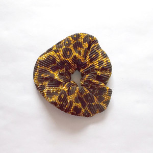 panterka scrunchie, panterka ozdoba do włosów, boho gumka do włosów, gumka w panterką, skranczi, skrunczi, scranci