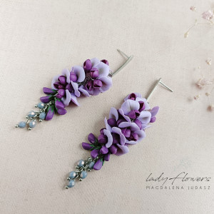 Kolczyki z glicynią