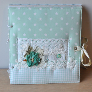 Album dziecięcy, prezent na chrzest, narodziny, baby shower "Vintage Baby Boy"