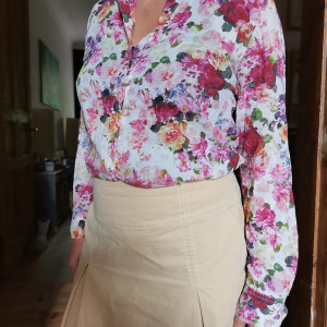 Bluzka kwiatowa vintage