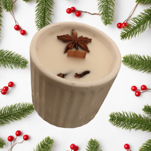 Świeca sojowa o zapachu piernika less waste