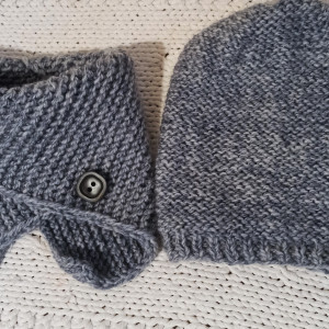 Zimowy komplet czapka i komin