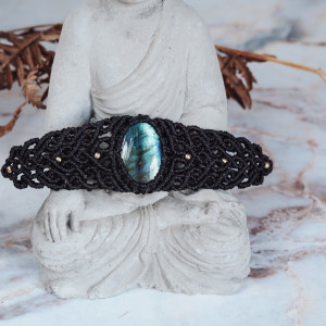 Bransoleta z Labradorytem