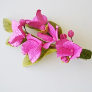 Spinka kwiaty hortensji