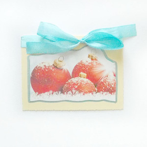 Boże Narodzenie kartka z bombkami, świąteczna kartka bez życzeń, noworoczne kartki, kartki na Nowy Rok, bombki kartka na Święta