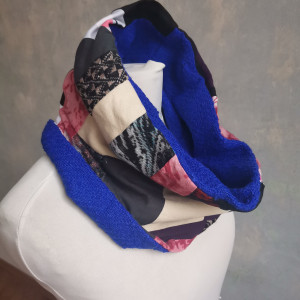 Komin patchworkowy kolorowy