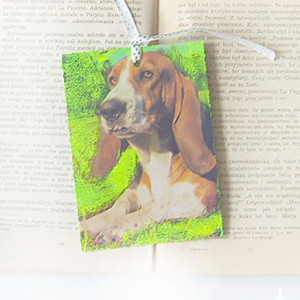 shabby chic zakładka do książki, vintage zakładka do książek, psy zakładka, zakładka z psami, retro zakładka do książek, zwierzęta zakładka, pies zakładka