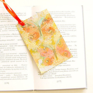 motylki zakładka do książki,  shabby chic zakładka, kolorowa zakładka, vintage zakładka z motylkami, zakładka dla dziewczyny, zakładka dla kobiety