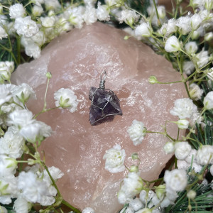 naszyjnik AMETYST - kamień WIEDZY, spokoju i rozwoju duchowego