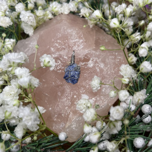 Naszyjnik SODALIT  stal chirurgiczna SKUPIENIE, NAUKA, SPOKÓJ