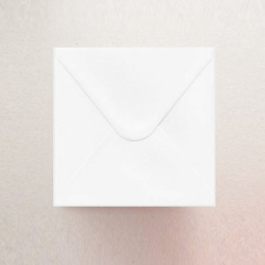 białe koperty 14x14, kwadratowe koperty 14 x 14 cm, matowe koperty kwadratowe, 14x14 koperty do zaproszeń, kwadratowe koperty na zaproszenia - 40 sztuk