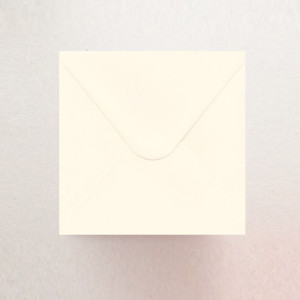 16x16 koperty ecru, kremowe koperty 16x16, kwadratowe koperty 16x16 -  komplet 24 szt, koperty do zaproszeń, koperty na zaproszenia