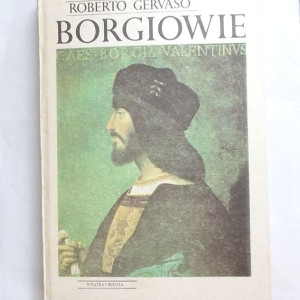 vintage książka Borgiowie Roberto Gervaso książka historyczna