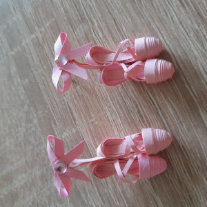 kolczyki ręcznie wykonane z papieru