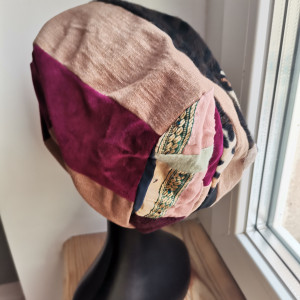 Czapka patchworkowa codzienna