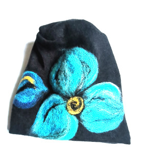 Czapka wełniana czarna