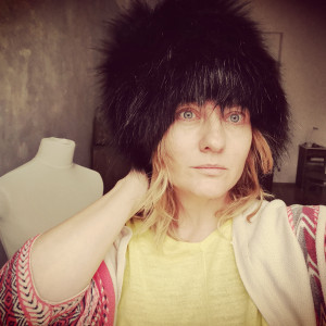 Futrzana  sztuczne futro czapka