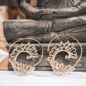 Mosiężne kolczyki 'VRITRA'