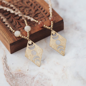 Naszyjnik 'FAZY KSIĘŻYCA’