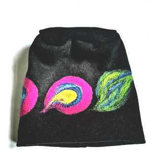 Czapka wełniana czarna