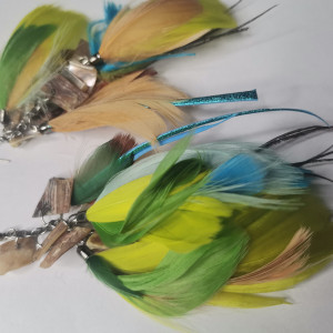 Kolczyki lekkie  pióra