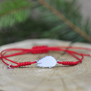 Jeż / Jeżyk - bransoletka z jeżem- srebro 925