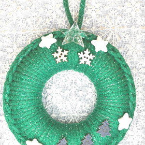 Zielony wianek Bożonarodzeniowy 1