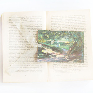 impresjonizm zakładka do książki, sztuka zakładka, zakładka z malarstwem, zakładka z pejzażem