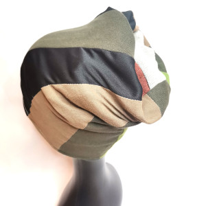 Czapka patchwork smerfetka