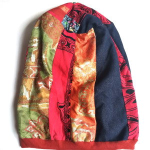 Czapka patchwork smerfetka