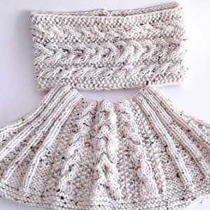 8 golf plus opaska, modny komplet, rękodzieło