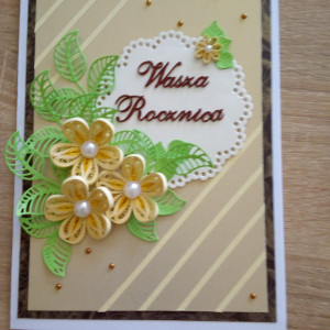 kartka okolicznościowa, rocznica