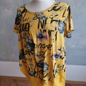 Tunika oversize zolta