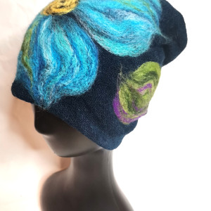 Czapka wełniana granat