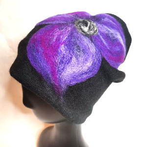 Czapka wełniana czarna