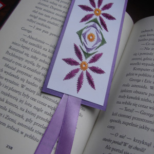 zakładka wyszywana
