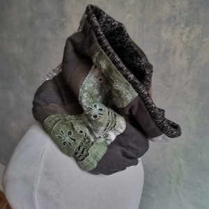 Komin patchworkowy kolorowy