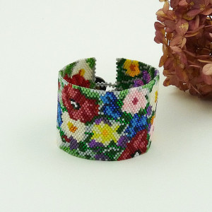 Bransoletka Kwiaty polne