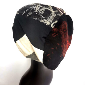 Czapka patchworkowa codzienna