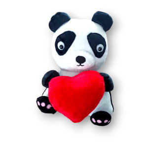 Miś panda z serduszkiem