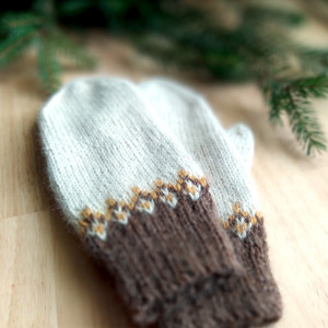 Rękawiczki z Alpaki, z jednym palcem