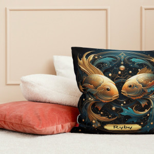 Poduszka znak zodiaku horoskop poduszka prezent znaki zodiaku ryby