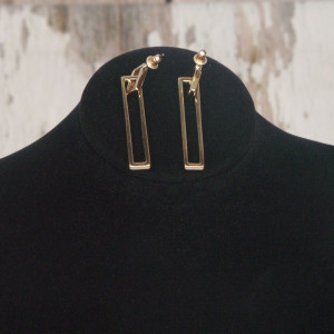 Geometryczne kolczyki