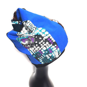 Czapka patchworkowa damska