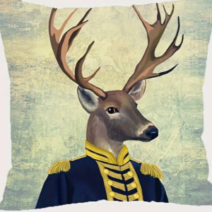 poszewka na poduszkę jeleń