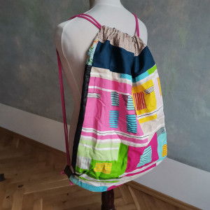 duży plecak worek handmade