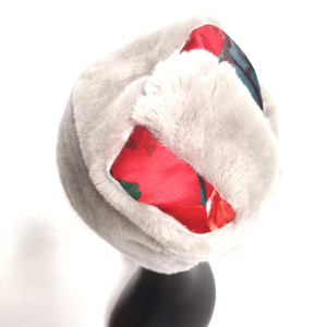 Futrzana  sztuczne futro czapka