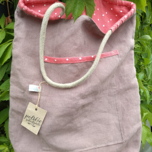 Dwustronna torba z lnu