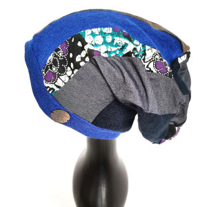 Czapka patchworkowa  damska
