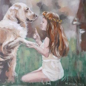 Obraz ręcznie malowany